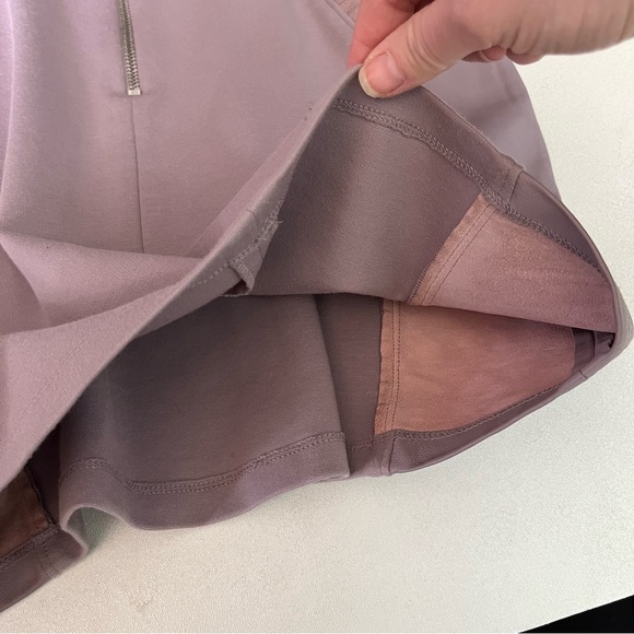 Alice and Olivia Nicky Blouson Leather Panel Dress - Picture 8 of 11